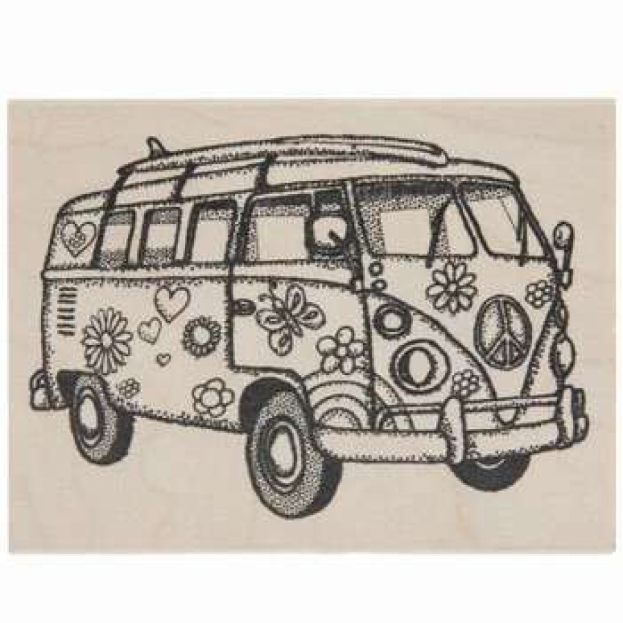 Rubber Stamps * | Cheapest Surf Bus Rubber Stamp