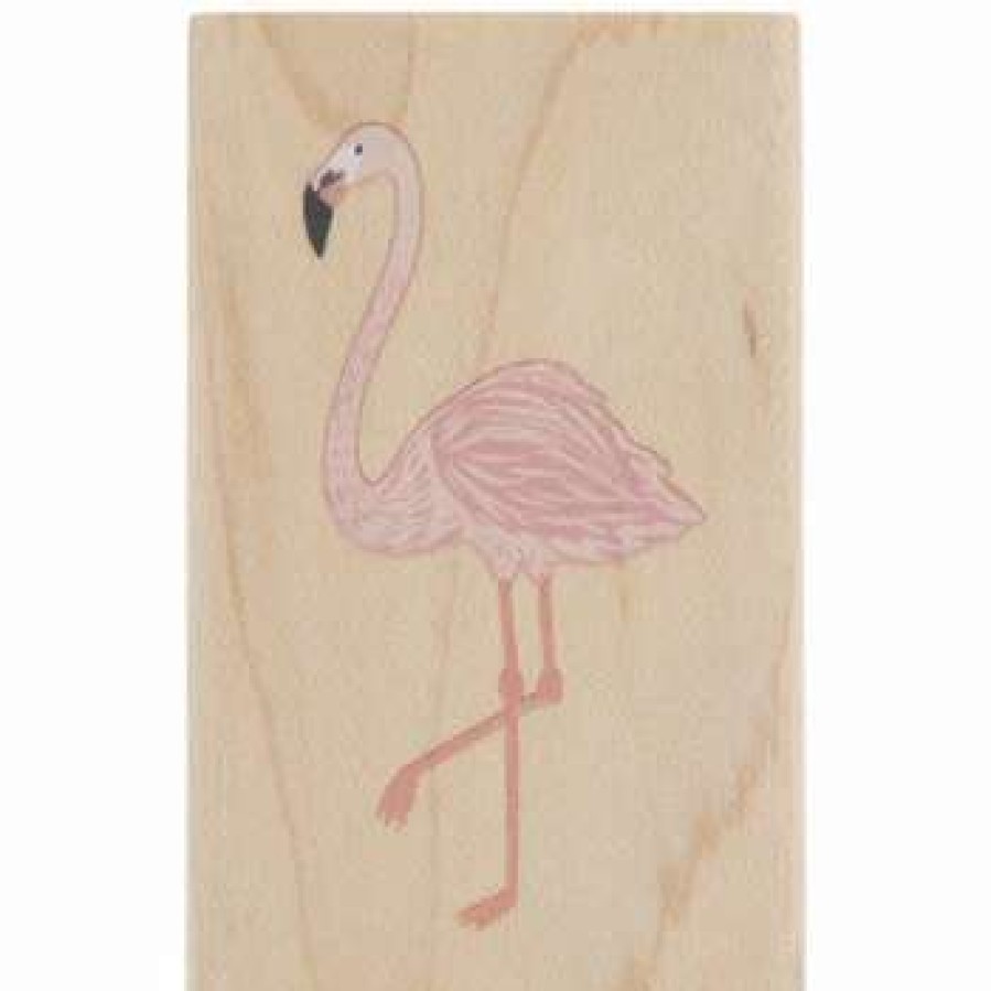 Rubber Stamps * | Deals Flamingo Rubber Stamp