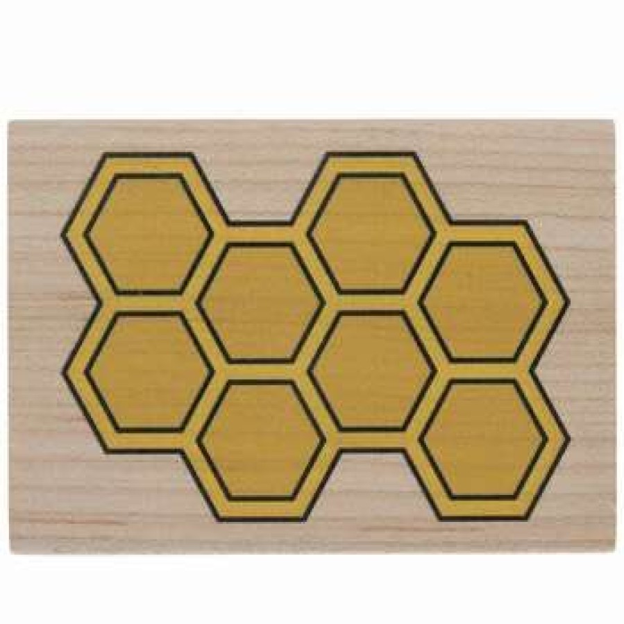 Rubber Stamps * | Cheap Honeycomb Rubber Stamp