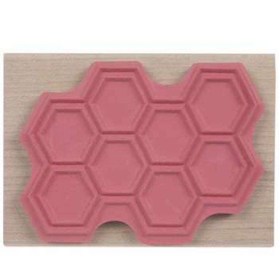 Rubber Stamps * | Cheap Honeycomb Rubber Stamp