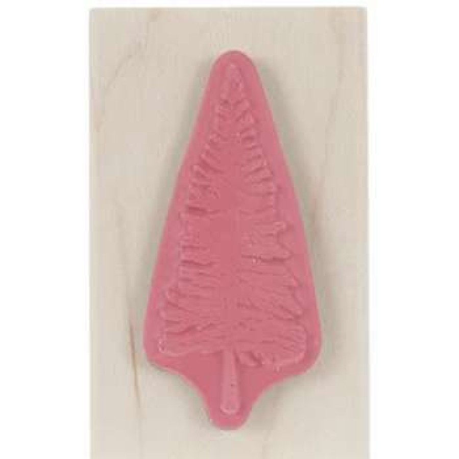 Rubber Stamps * | Discount Pine Tree Rubber Stamp