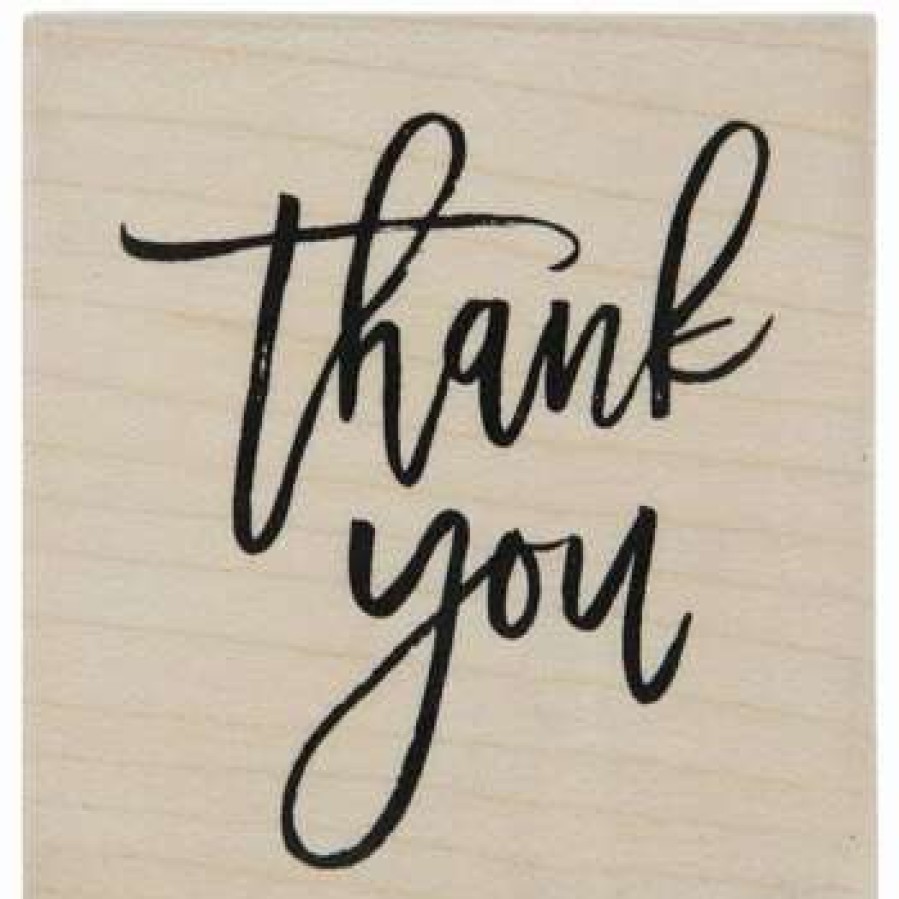 Rubber Stamps * | New Thank You Rubber Stamp