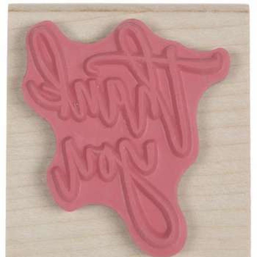 Rubber Stamps * | New Thank You Rubber Stamp