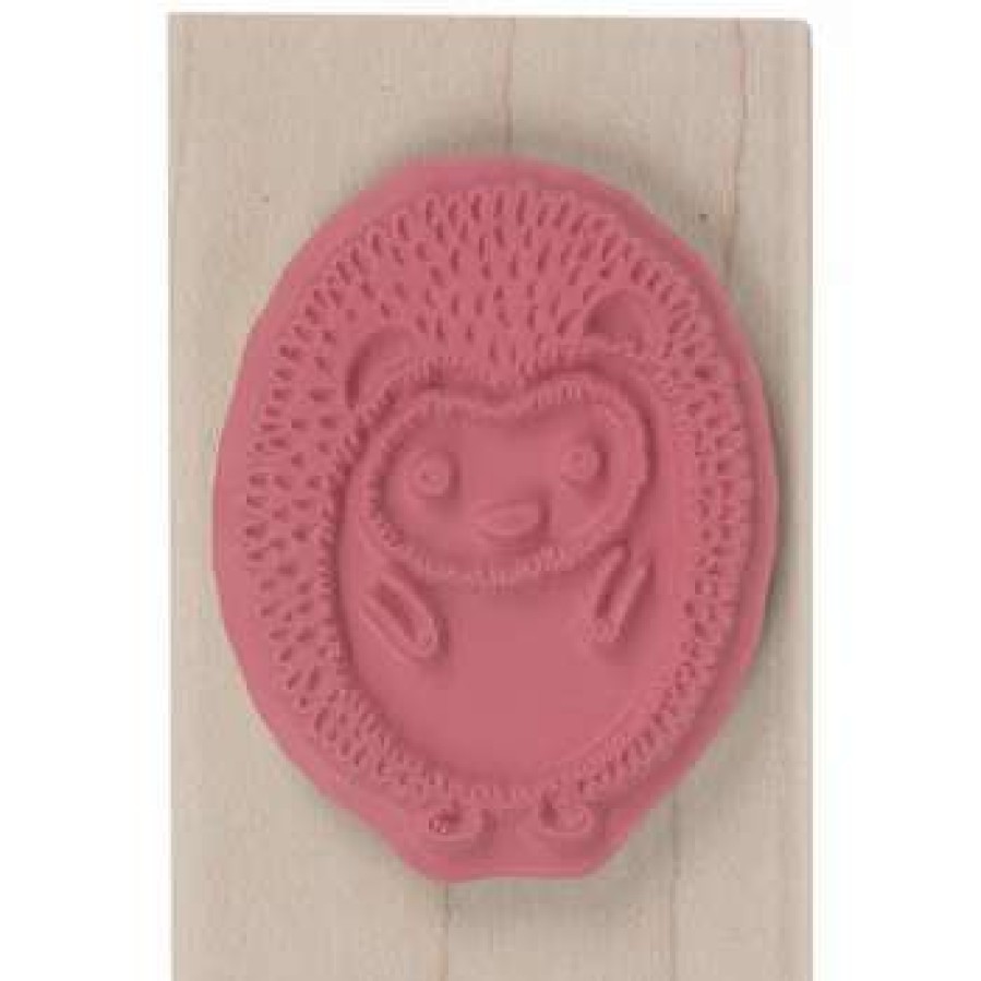 Rubber Stamps * | Discount Hedgehog Rubber Stamp