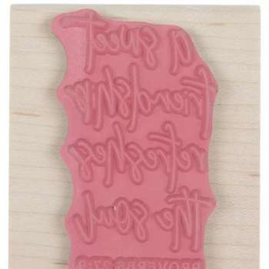 Rubber Stamps * | New Proverbs 27:9 Rubber Stamp