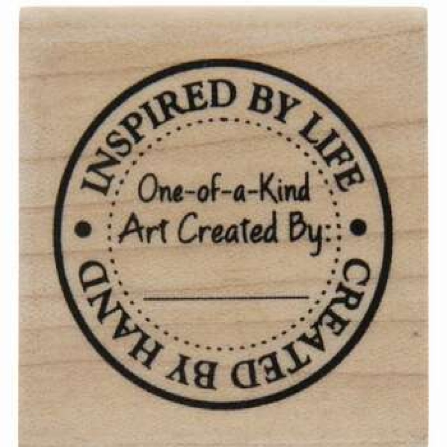 Rubber Stamps * | Discount One Of A Kind Art Rubber Stamp