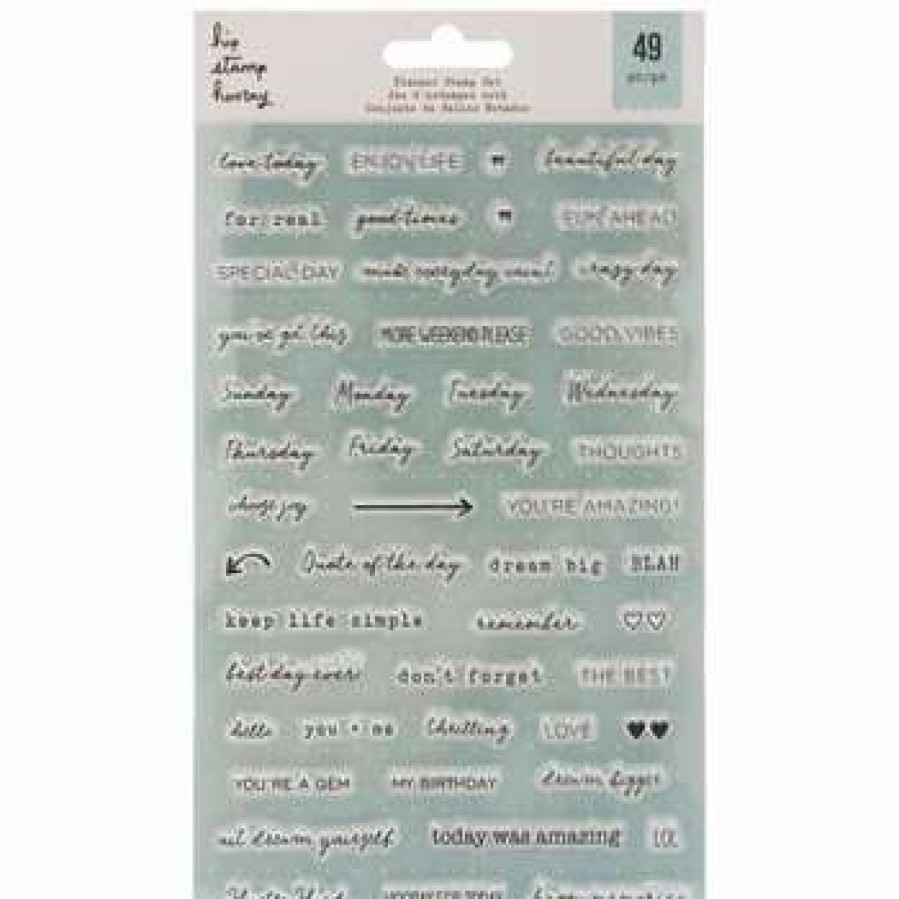 Clear Stamps * | Discount Planner Clear Stamps