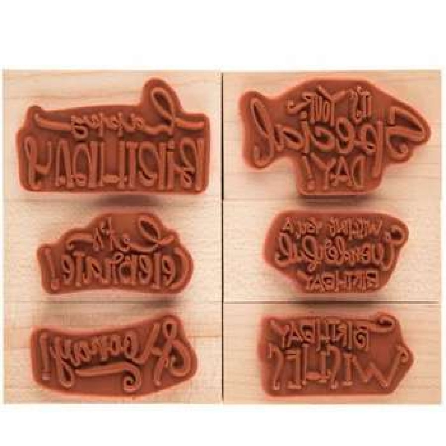 Rubber Stamps * | Best Deal Birthday Rubber Stamps