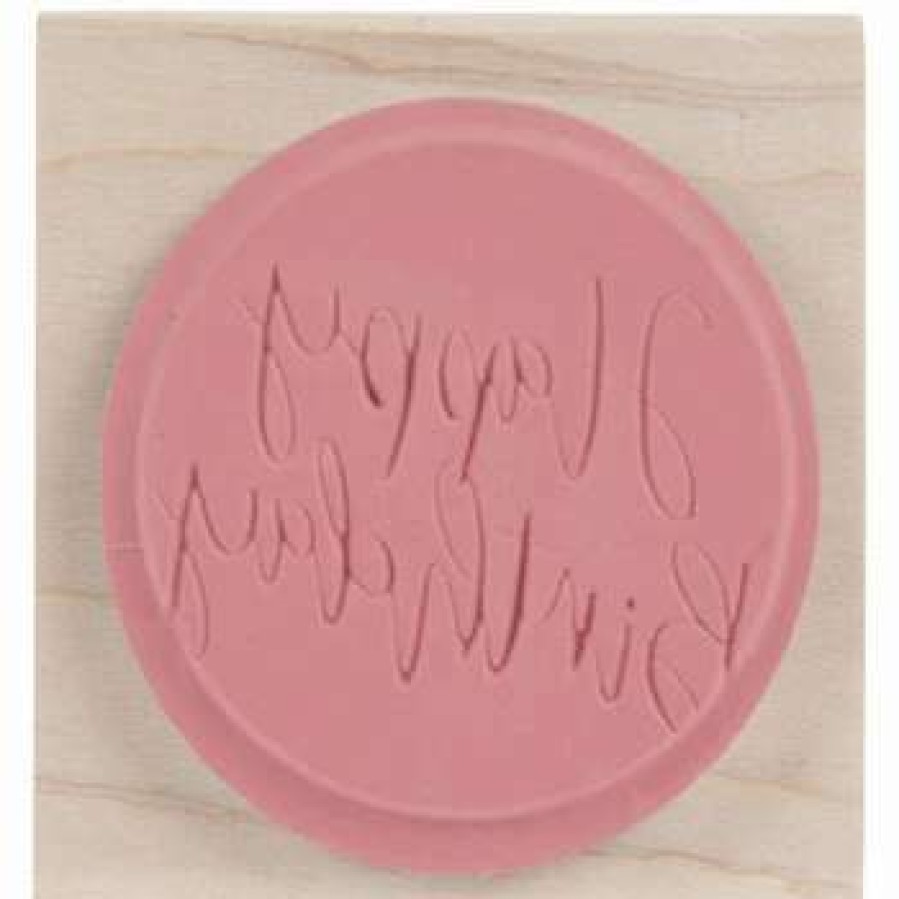 Rubber Stamps * | Best Pirce Happy Birthday Rubber Stamp