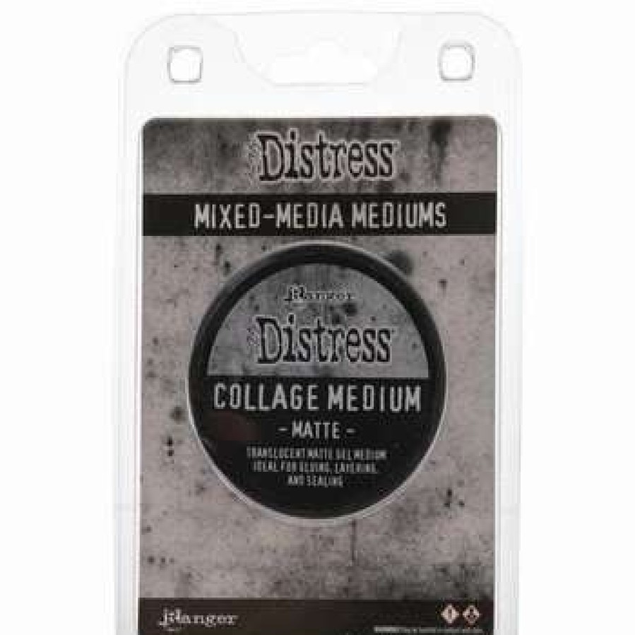 Ink Pads * | Deals Distress Matte Collage Medium