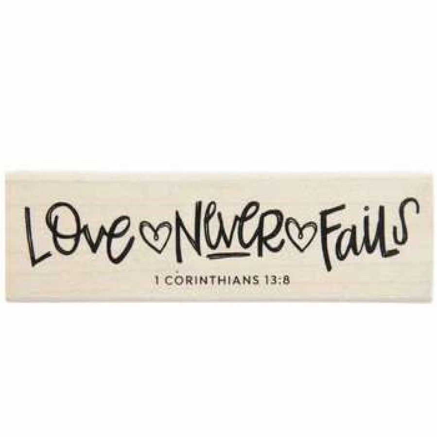 Rubber Stamps * | Best Reviews Of 1 Corinthians 13:8 Rubber Stamp