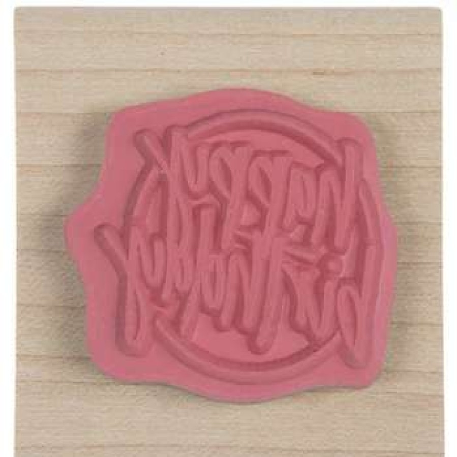 Rubber Stamps * | Best Sale Happy Birthday Rubber Stamp