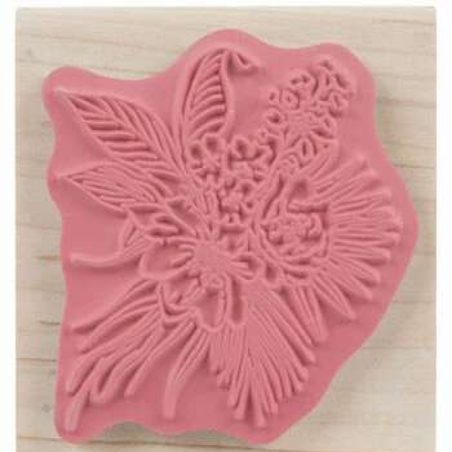 Rubber Stamps * | Best Reviews Of Floral Boho Rubber Stamp