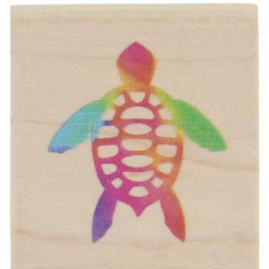 Rubber Stamps * | Best Pirce Sea Turtle Rubber Stamp