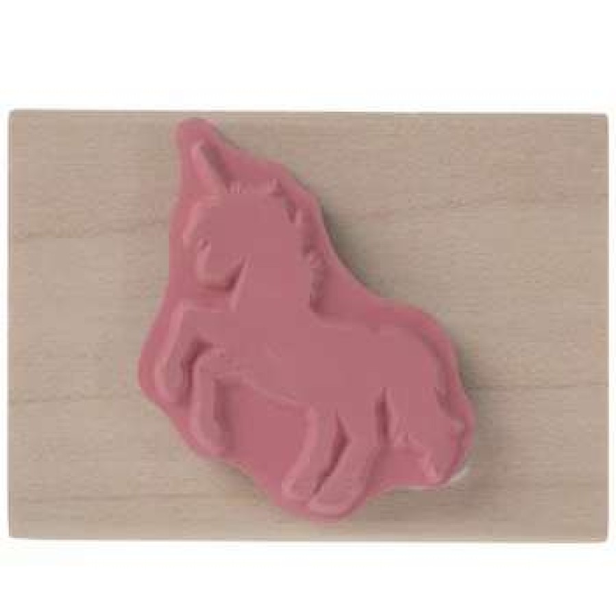 Rubber Stamps * | Top 10 Unicorn Silhouette Rubber Stamp