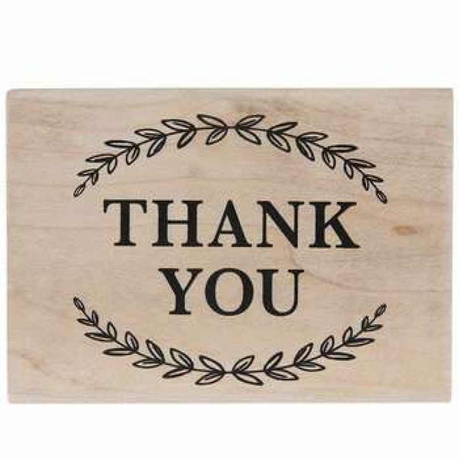 Rubber Stamps * | Coupon Thank You Rubber Stamp