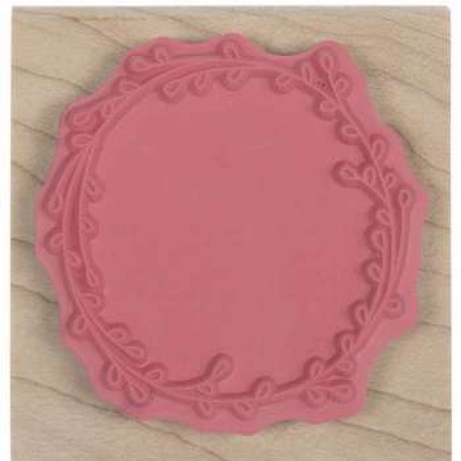 Rubber Stamps * | New Wreath Rubber Stamp