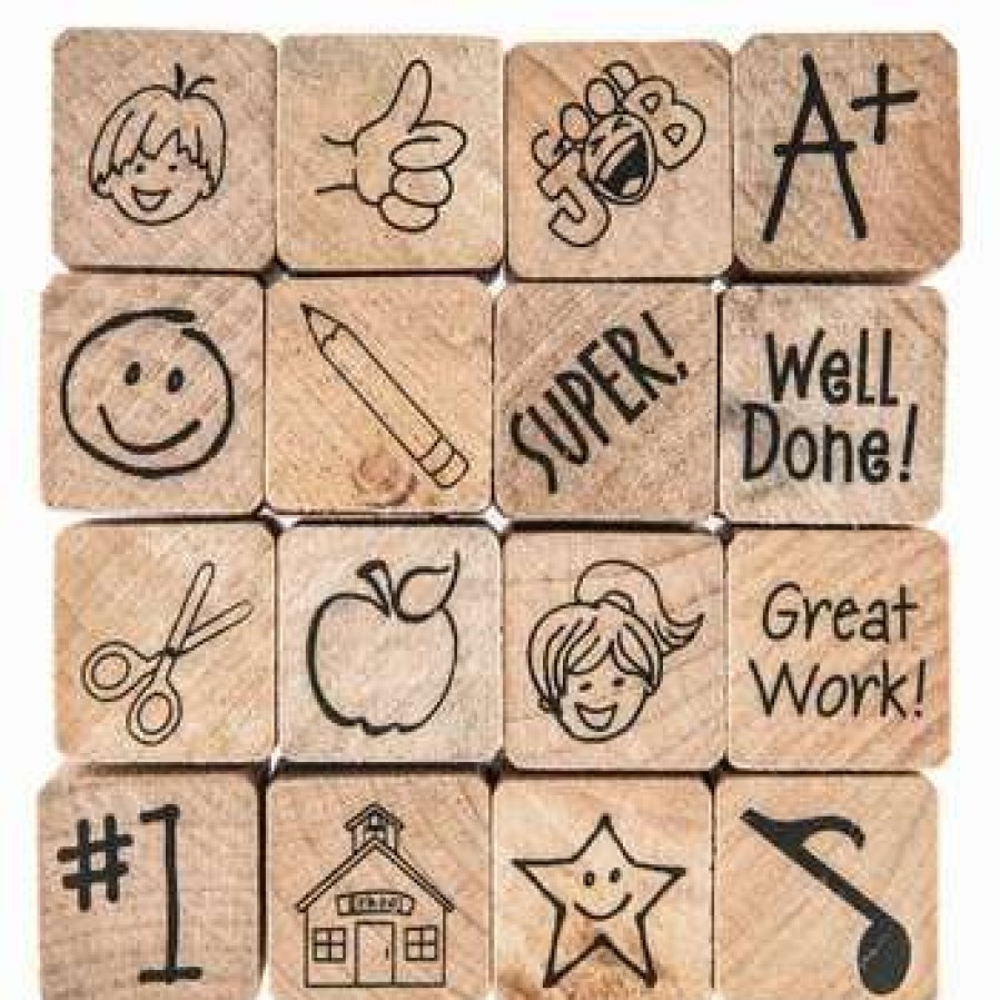 Rubber Stamps * | Deals School Days Rubber Stamps