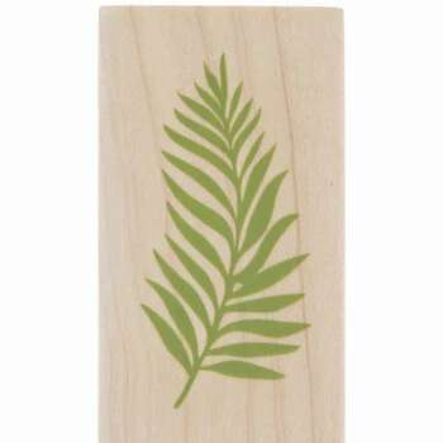 Rubber Stamps * | Buy Palm Frond Rubber Stamp