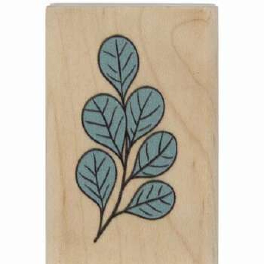 Rubber Stamps * | Deals Eucalyptus Rubber Stamp