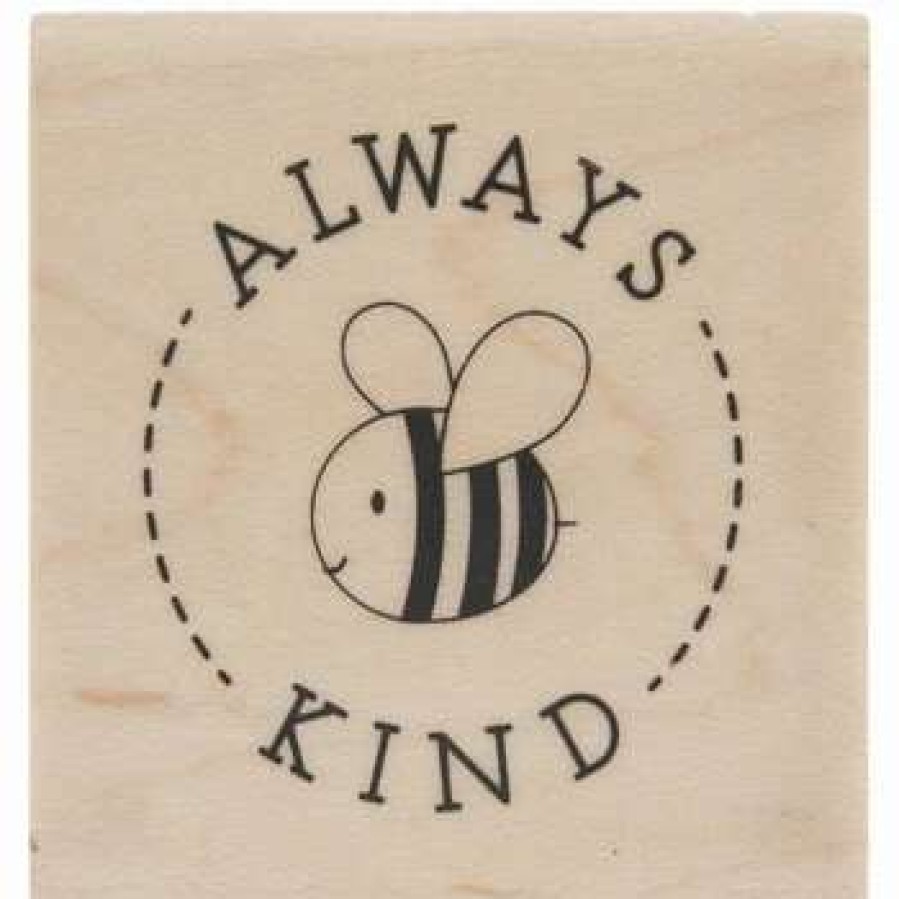 Rubber Stamps * | Budget Always Bee Kind Rubber Stamp