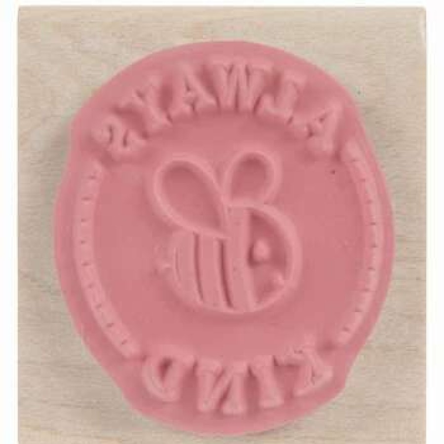 Rubber Stamps * | Budget Always Bee Kind Rubber Stamp