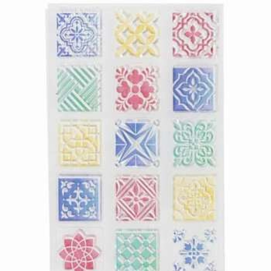 Clear Stamps * | Flash Sale Geometric Tiles Clear Stamps