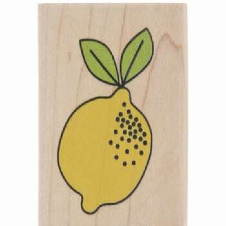 Rubber Stamps * | Best Pirce Lemon Rubber Stamp