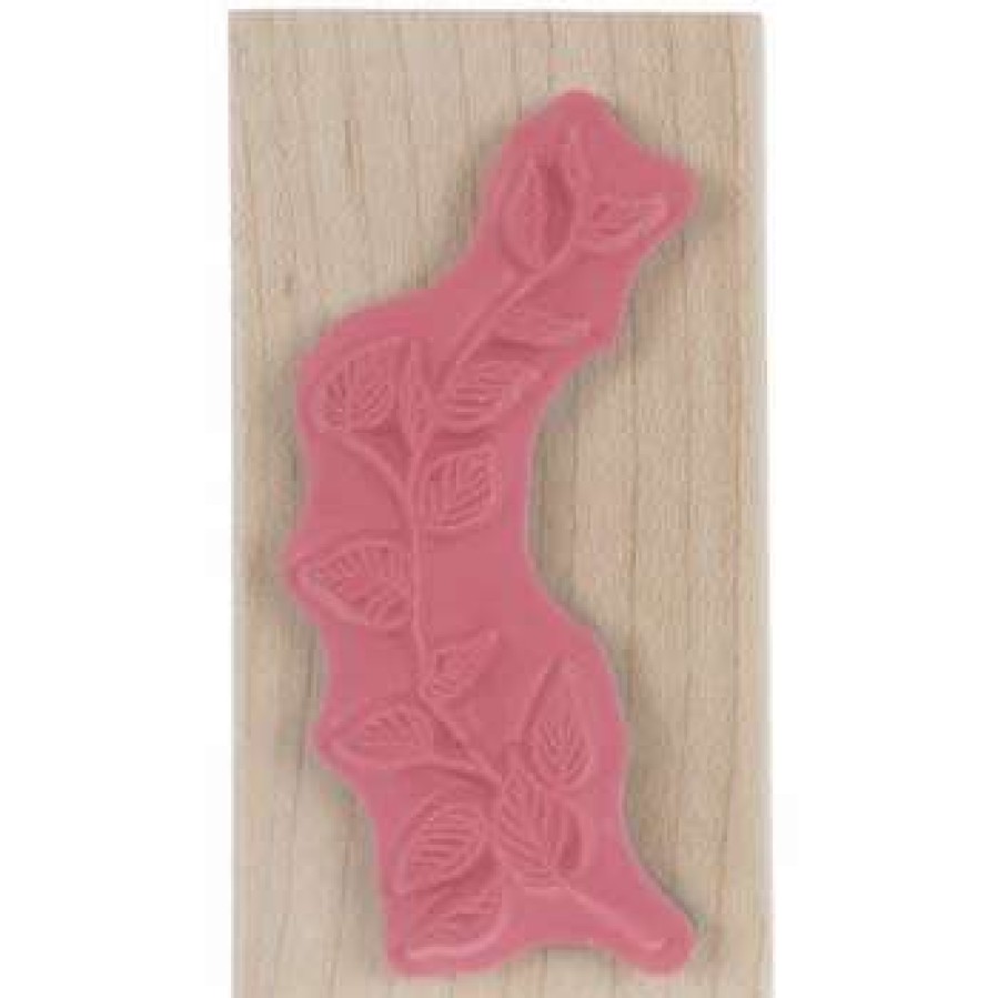 Rubber Stamps * | Hot Sale Ivy Vine Rubber Stamp