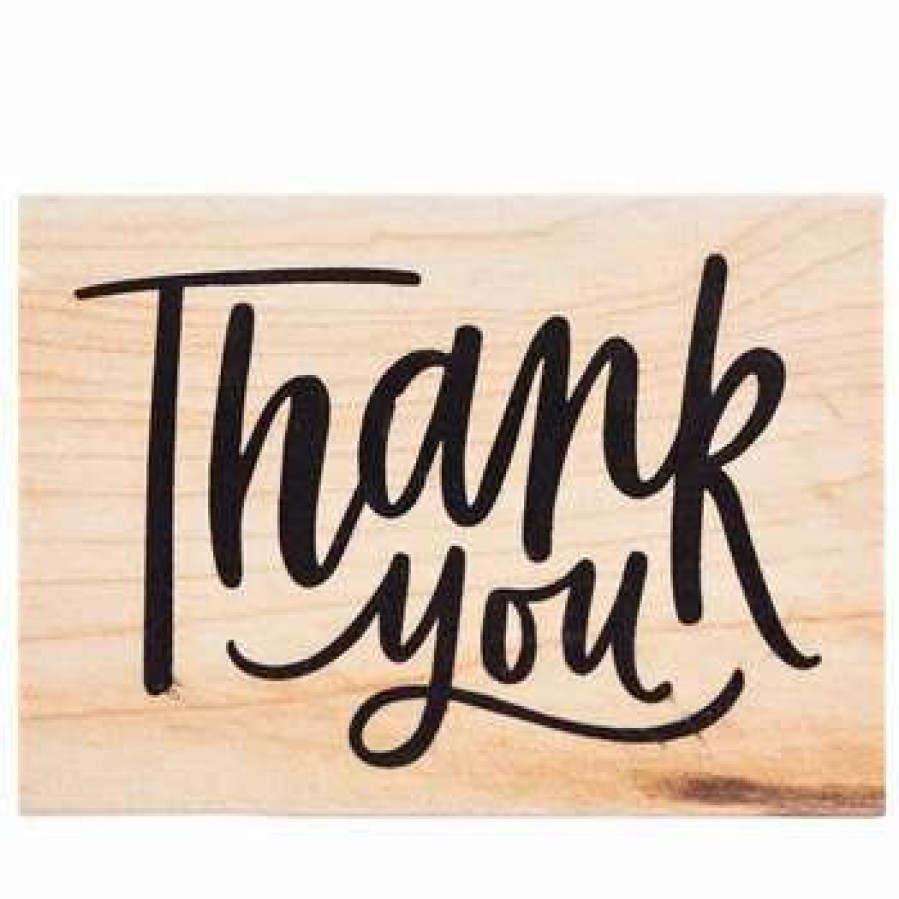 Rubber Stamps * | Cheapest Thank You Rubber Stamp