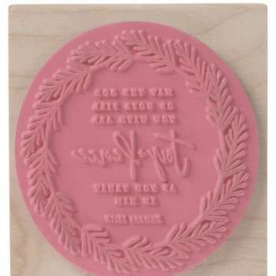 Rubber Stamps * | Flash Sale Romans 15:13 Rubber Stamp