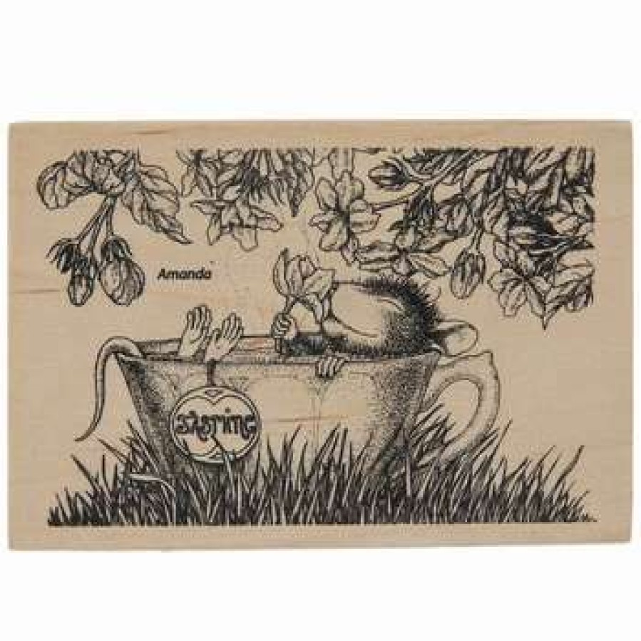 Rubber Stamps * | Promo House Mouse Tea Time Rubber Stamp