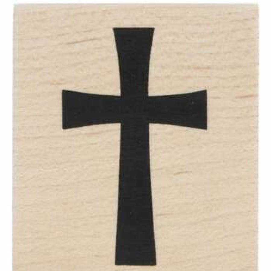 Rubber Stamps * | Outlet Cross Rubber Stamp