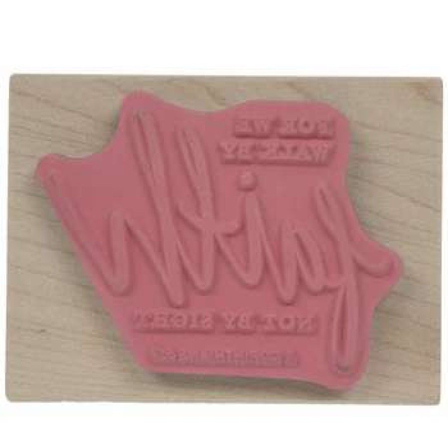 Rubber Stamps * | Wholesale 2 Corinthians 5:7 Rubber Stamp