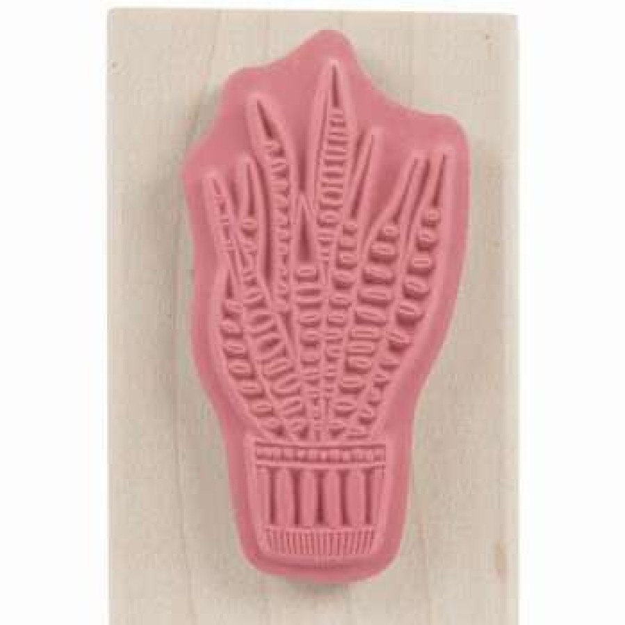 Rubber Stamps * | Best Reviews Of Potted Snake Plant Rubber Stamp