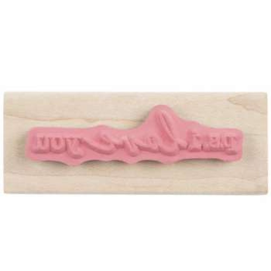 Rubber Stamps * | New Ps I Love You Rubber Stamp