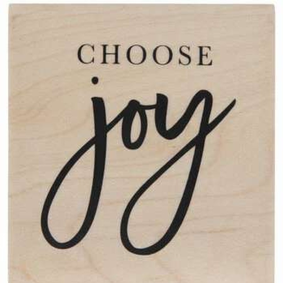 Rubber Stamps * | New Choose Joy Rubber Stamp