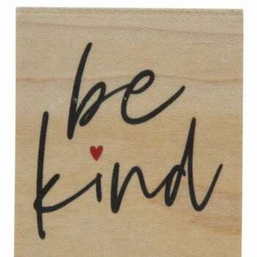 Rubber Stamps * | Brand New Be Kind Rubber Stamp