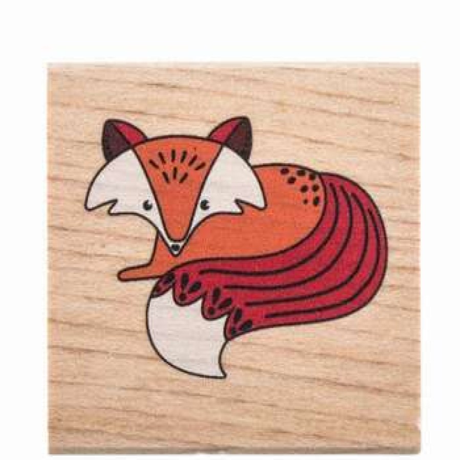 Rubber Stamps * | Brand New Fox Rubber Stamp