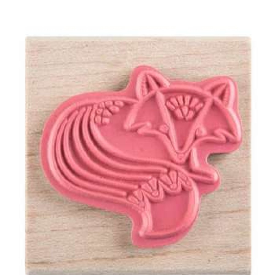 Rubber Stamps * | Brand New Fox Rubber Stamp