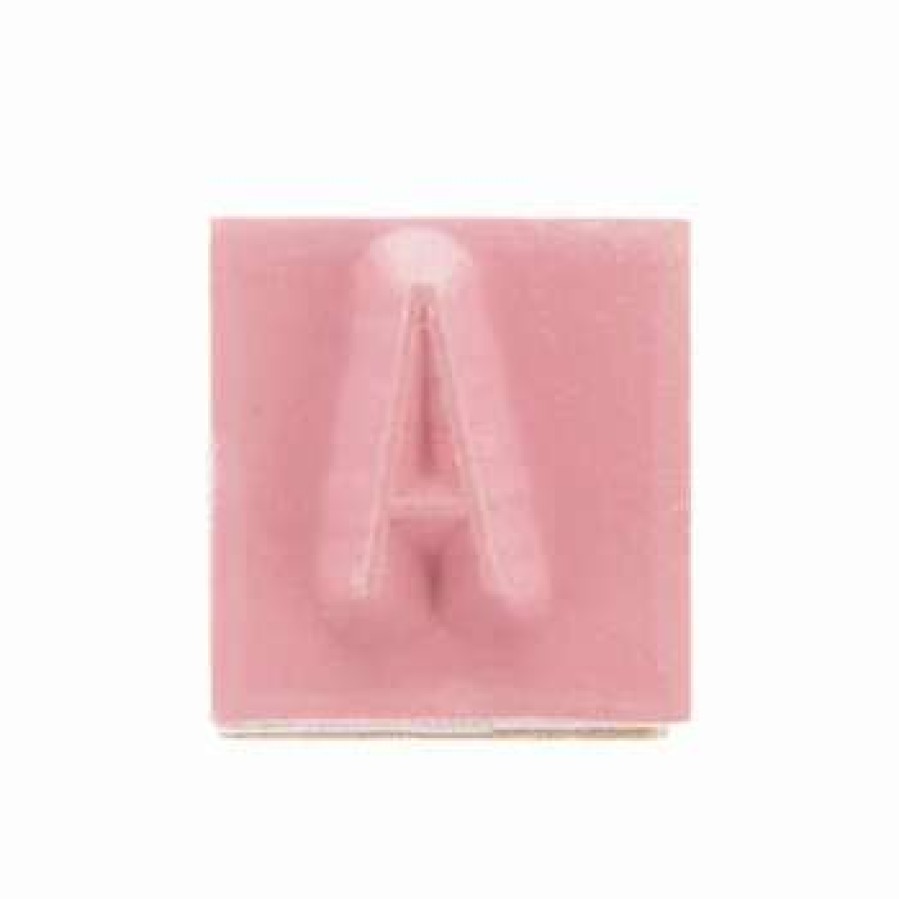 Rubber Stamps * | Best Deal Mini Uppercase Simple Font Alphabet Rubber Stamps