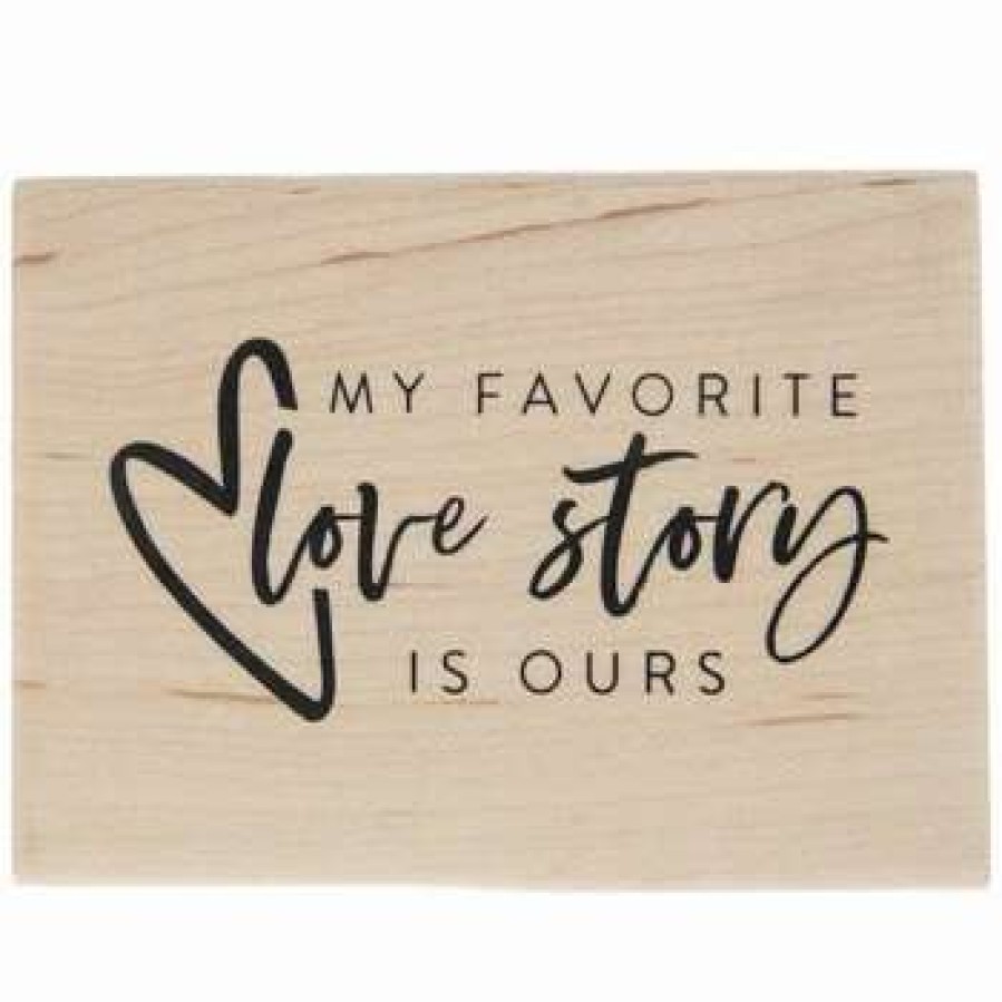 Rubber Stamps * | Best Sale Favorite Love Story Rubber Stamp