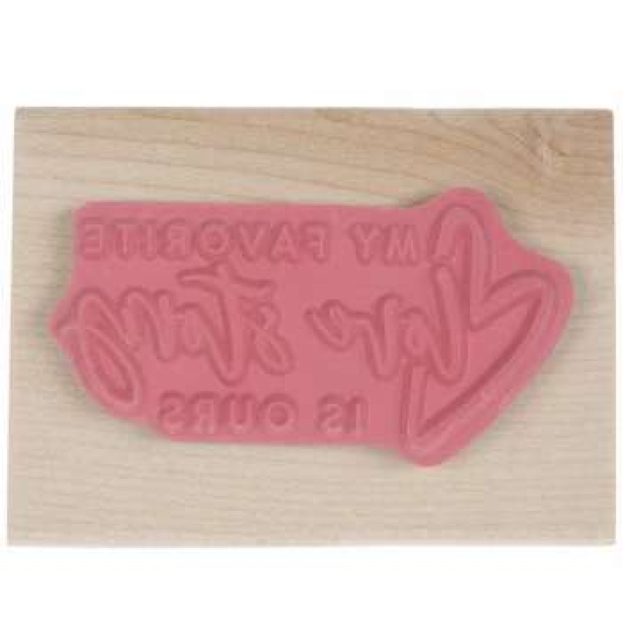 Rubber Stamps * | Best Sale Favorite Love Story Rubber Stamp