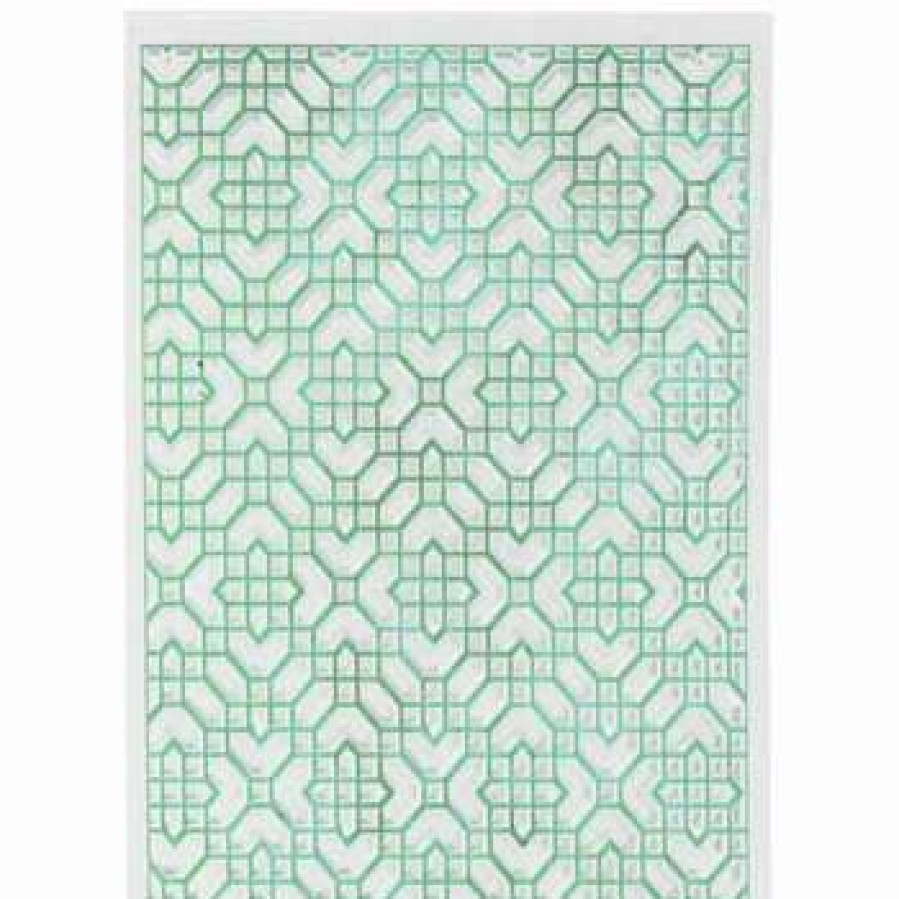 Clear Stamps * | Flash Sale Geometric Tile A2 Clear Stamp