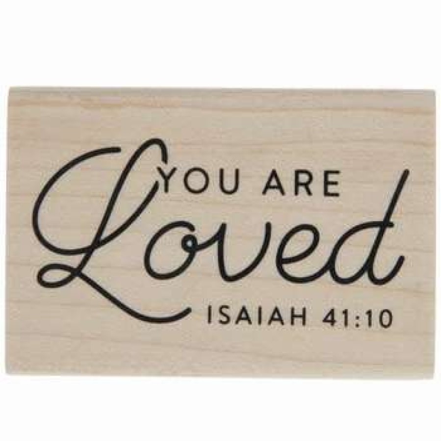 Rubber Stamps * | Best Pirce Isaiah 41:10 Rubber Stamp