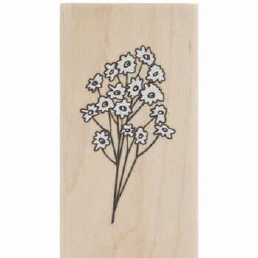 Rubber Stamps * | Buy Baby'S Breath Rubber Stamp