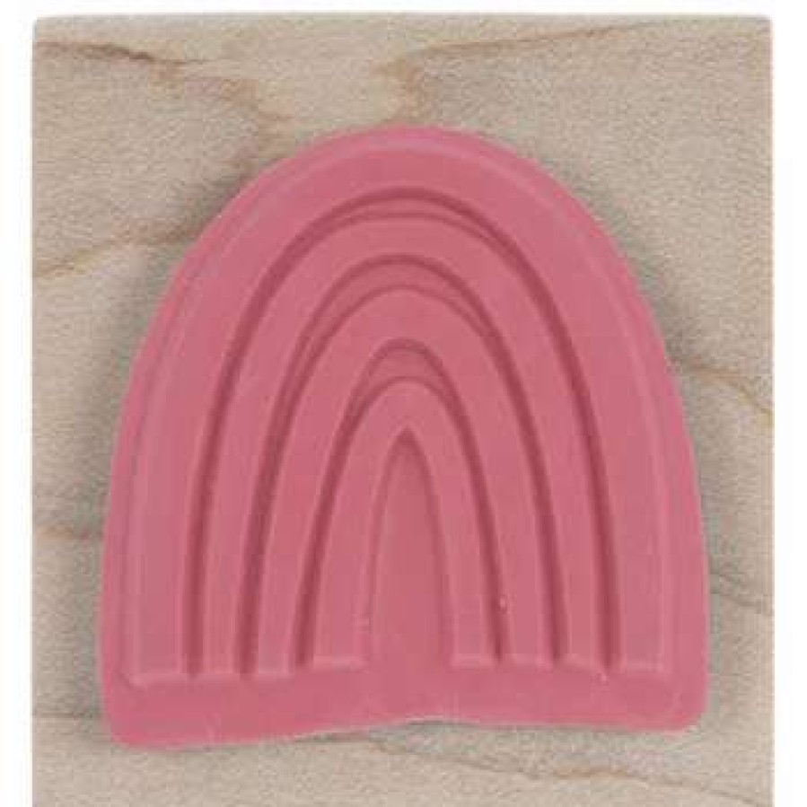 Rubber Stamps * | Brand New Rainbow Rubber Stamp