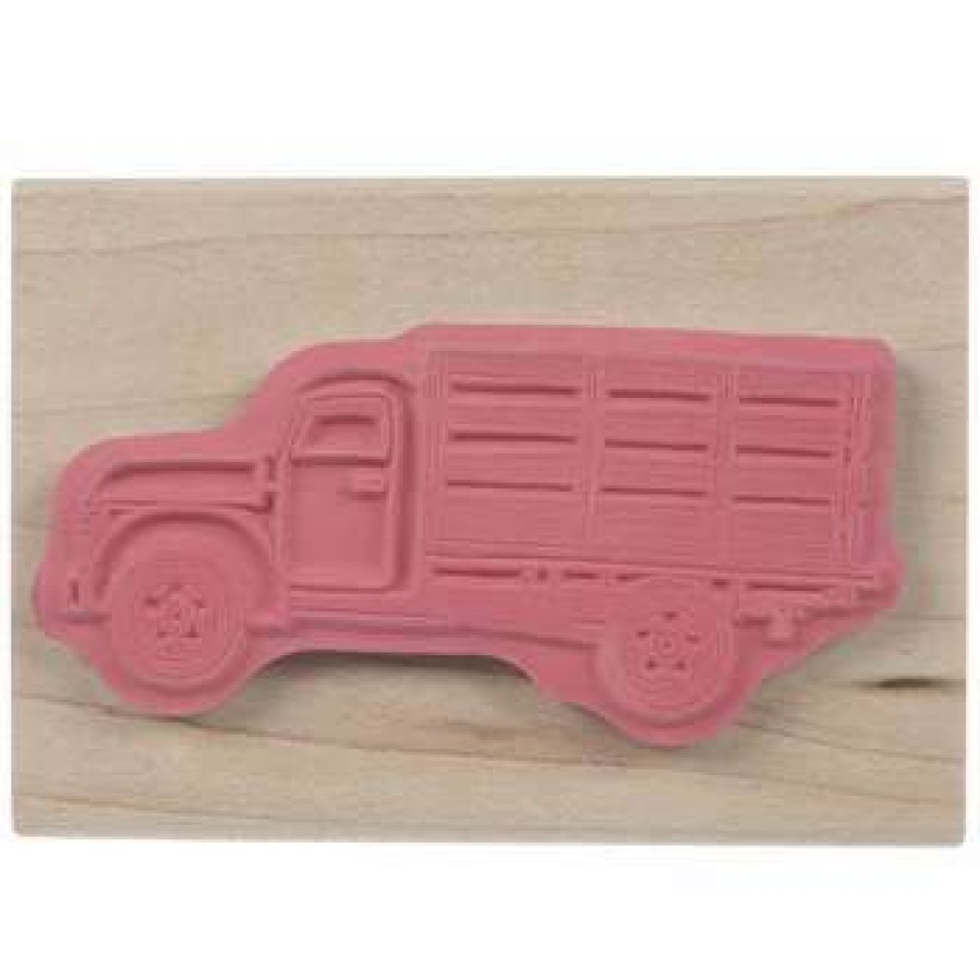 Rubber Stamps * | Brand New Flatbed Farm Truck Rubber Stamp