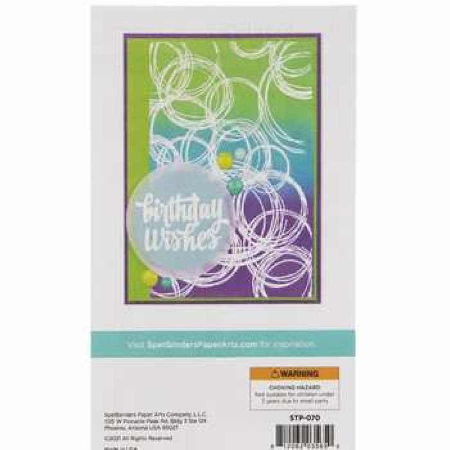 Clear Stamps * | Best Pirce Circle Sketch Clear Stamp