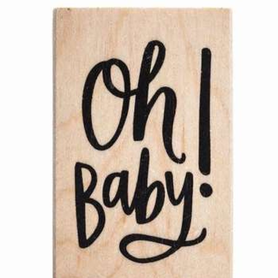 Rubber Stamps * | Promo Oh Baby Rubber Stamp